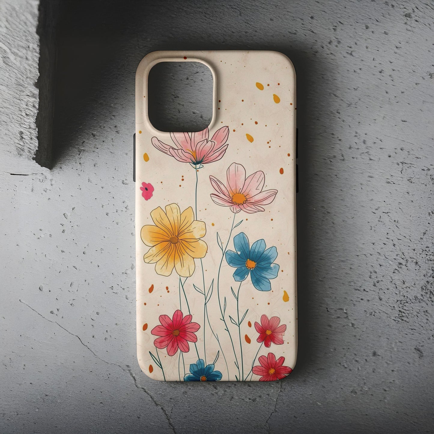 Flowers watercolor Telefon Kılıfı B088