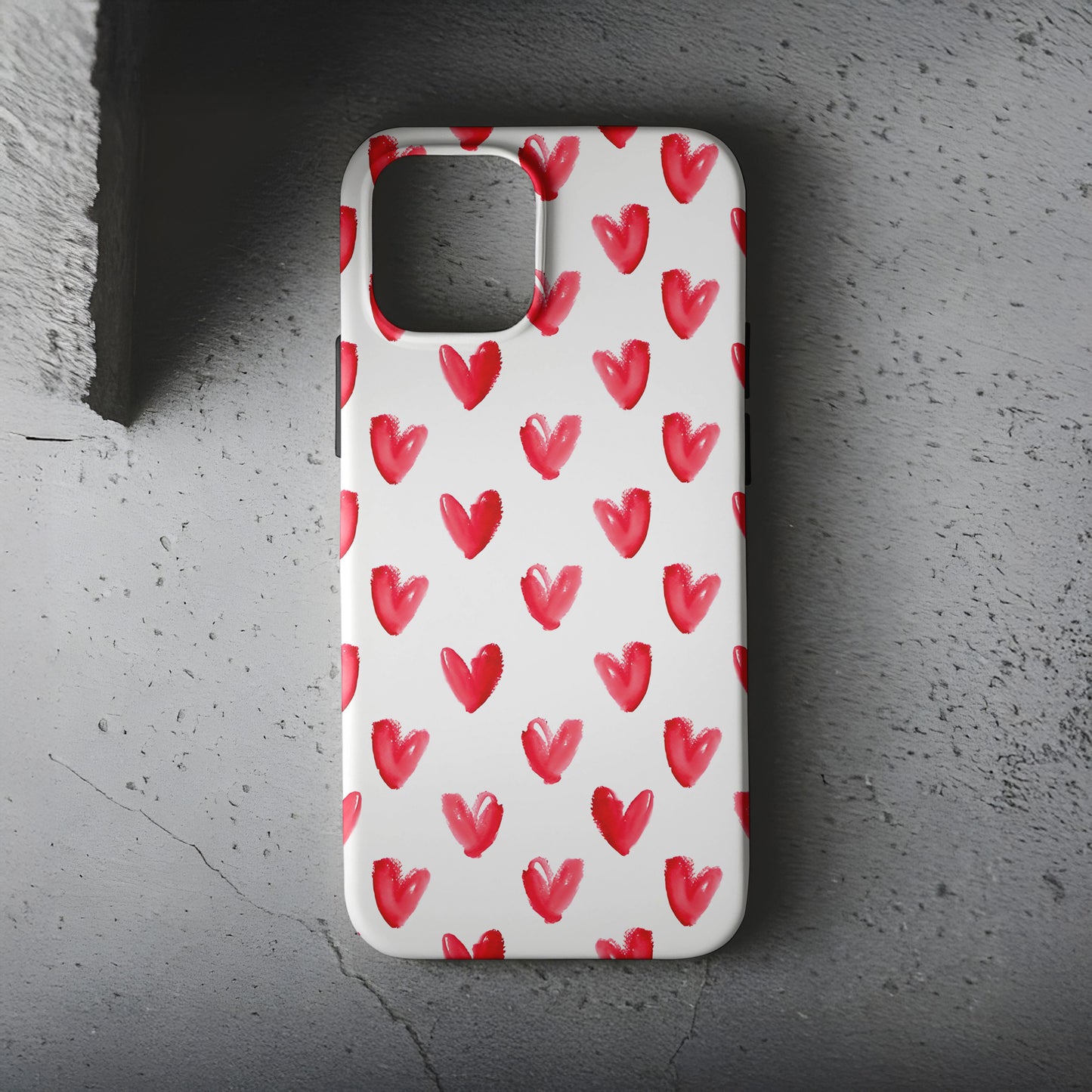 Red Hearts Telefon Kılıfı B087