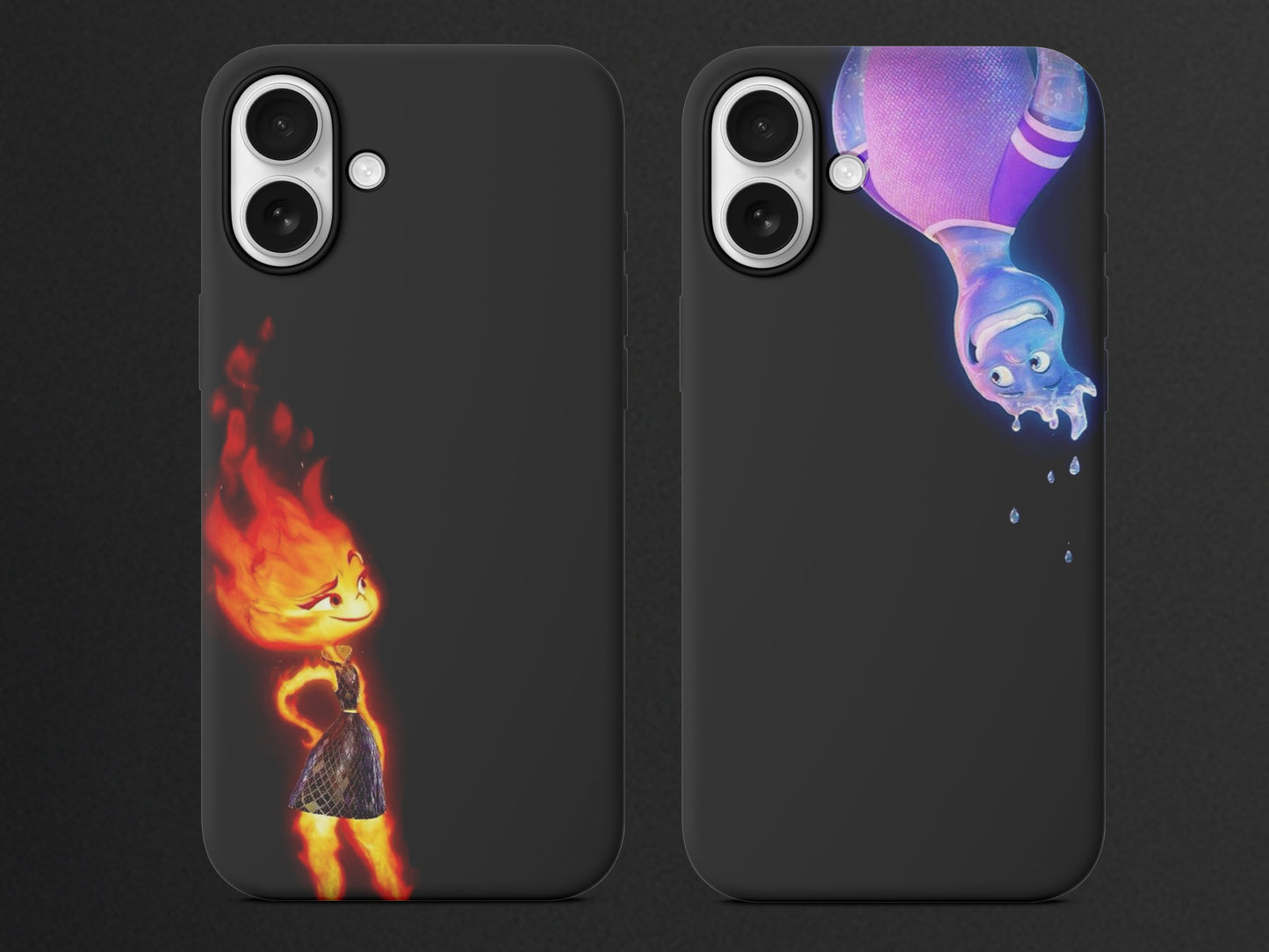 Ateş & Su Couple Telefon Kılıfı B490