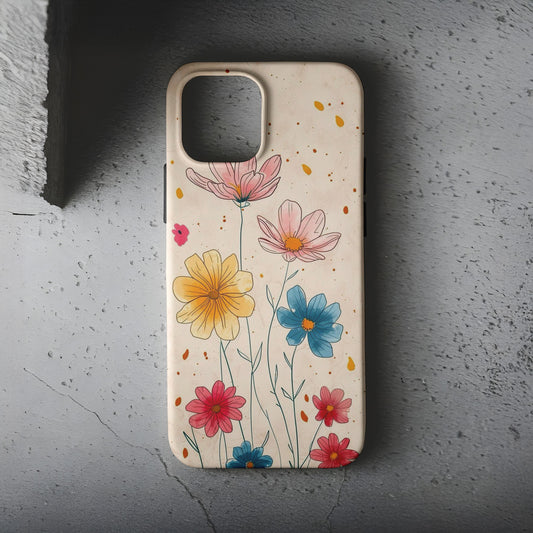 Flowers watercolor Telefon Kılıfı B088