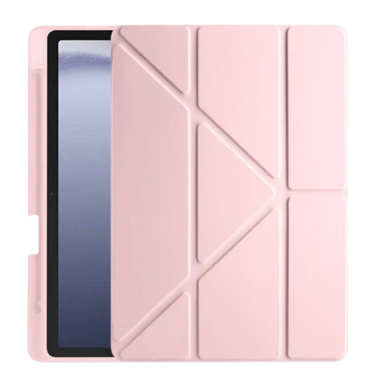 Üçgen Kalemlikli Smart Cover Tablet Kılıfı - Pembe