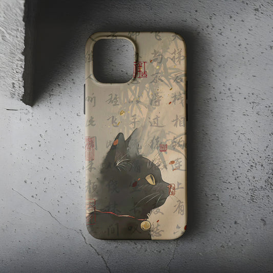 Black Cat Telefon Kılıfı B090