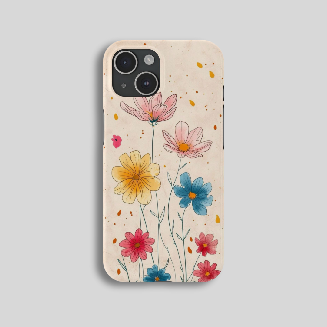 Flowers Watercolor Case K026