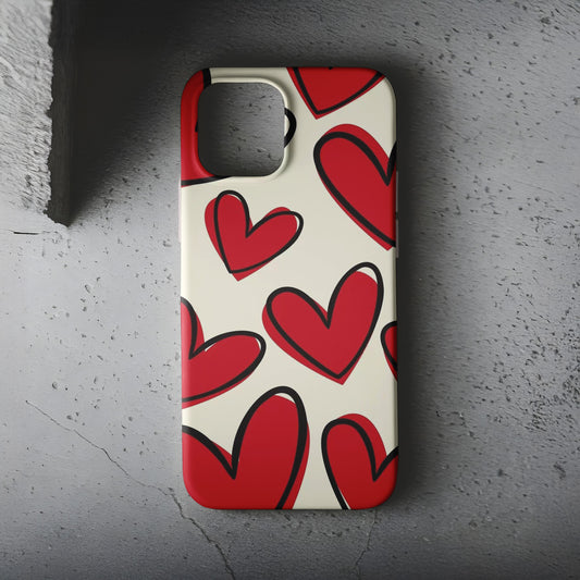 Red Heart Telefon Kılıfı B328