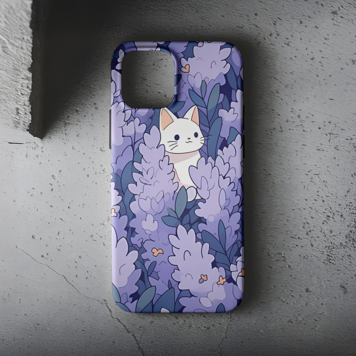 Lavander Cat Telefon Kılıfı B084