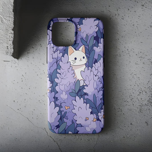 Lavander Cat Telefon Kılıfı B084