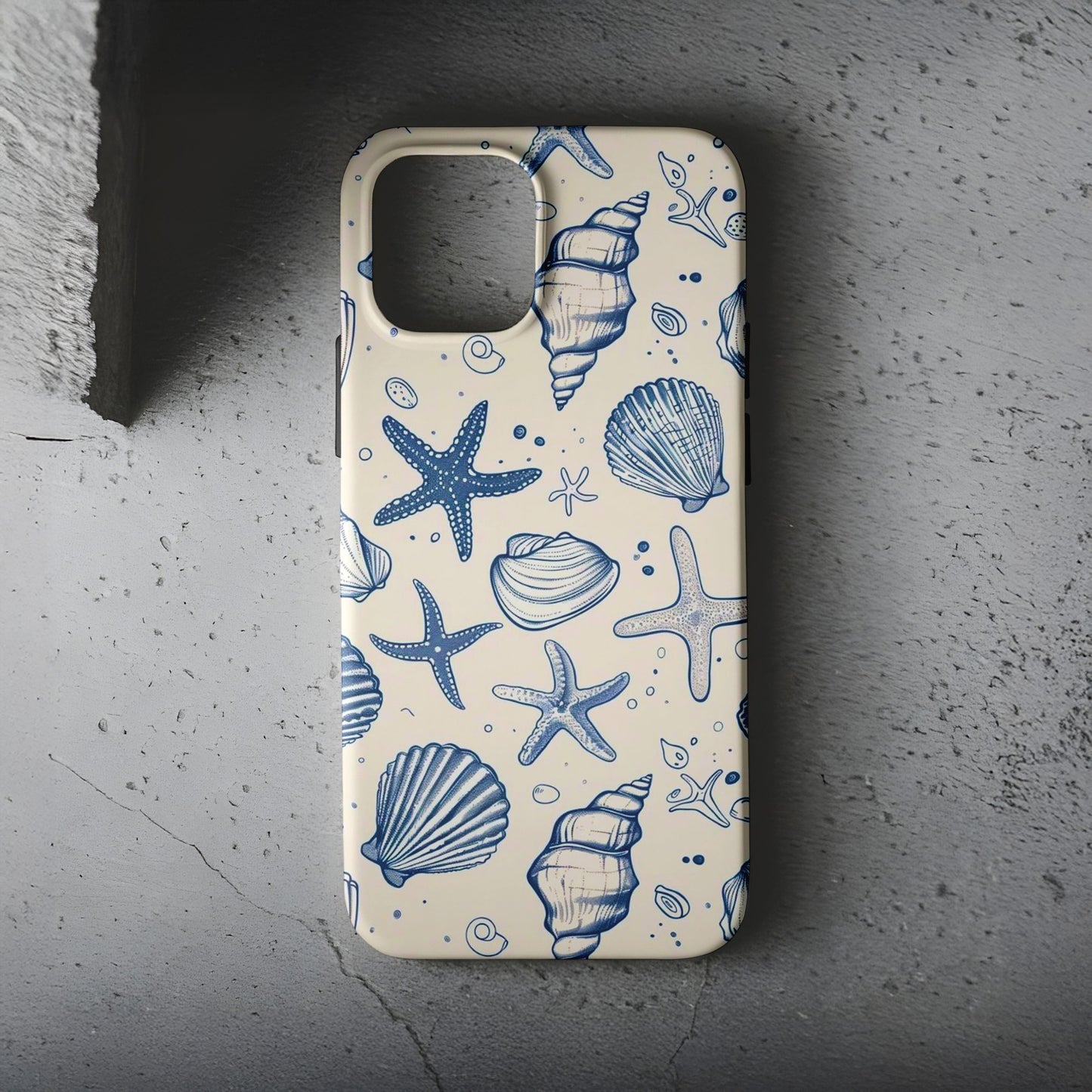 Blue Seashell Telefon Kılıfı B108